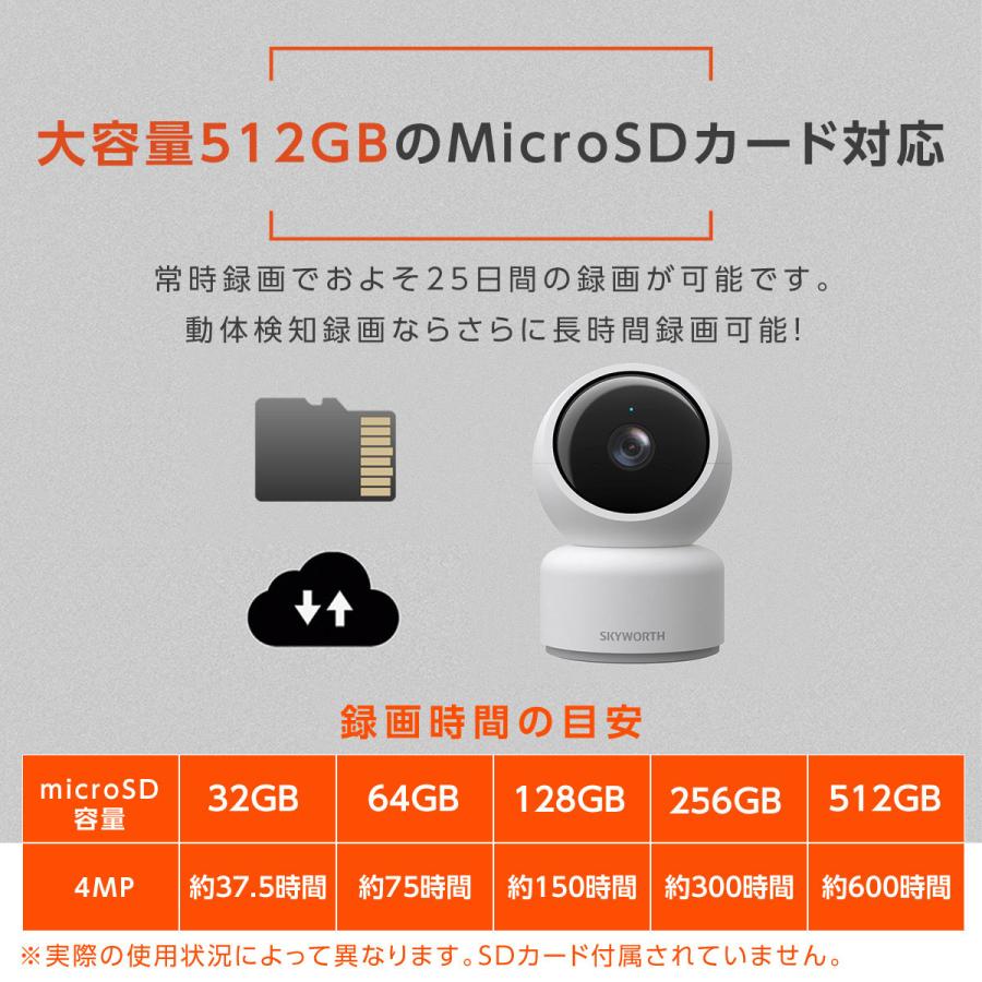 防犯カメラ 家庭用 ワイヤレス 室内 ワイヤレス wifi ドーム型 小型 工事不要 2k 400万画素 監視カメラ 360度 首振り 夜間撮影 家庭用 玄関 屋内 録画