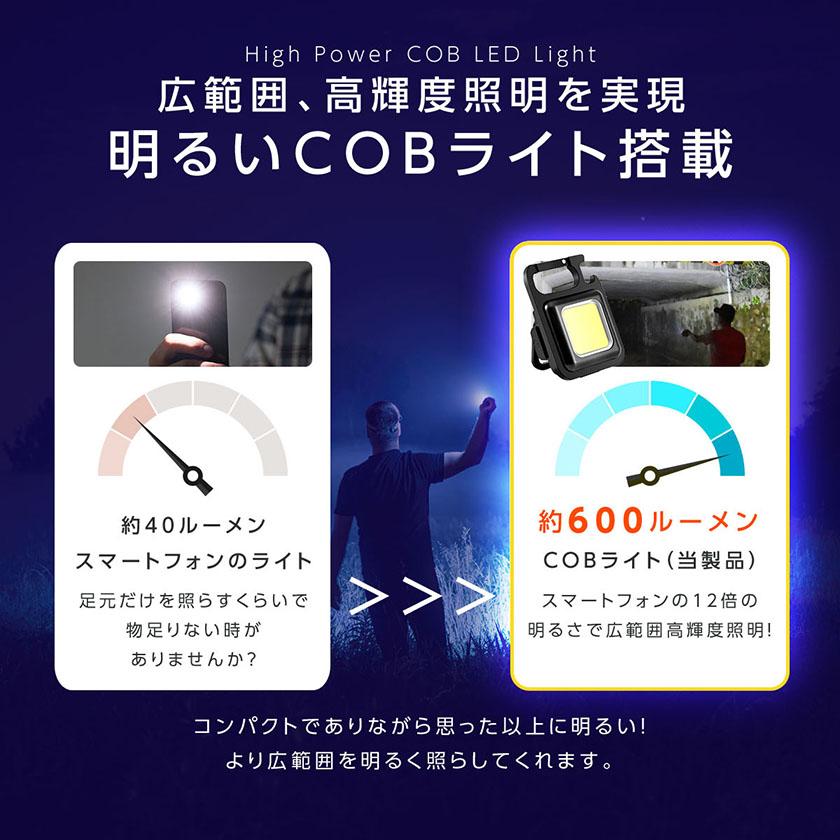 2個セット】 LED ライト 充電式 小型 USB 強力 磁石 2個セット】 LED ライト 充電式 小型 USB 強力 磁石