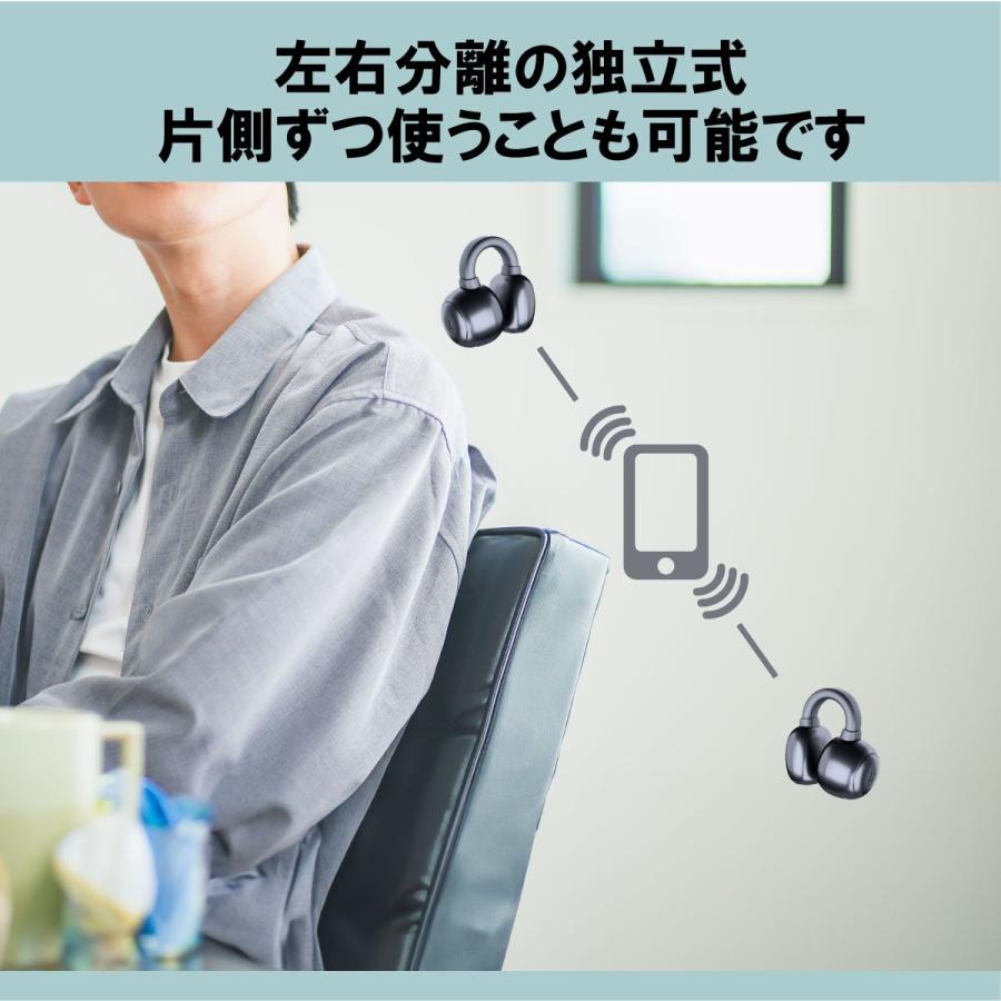 ワイヤレスイヤホン bluetooth5.3 OWS iPhone ブルートゥース イヤホン 超軽量 骨伝導 片耳 両耳 HiFi 高音質 防水 日本語説明書 ios android 最新型 | ブランド登録なし | 11