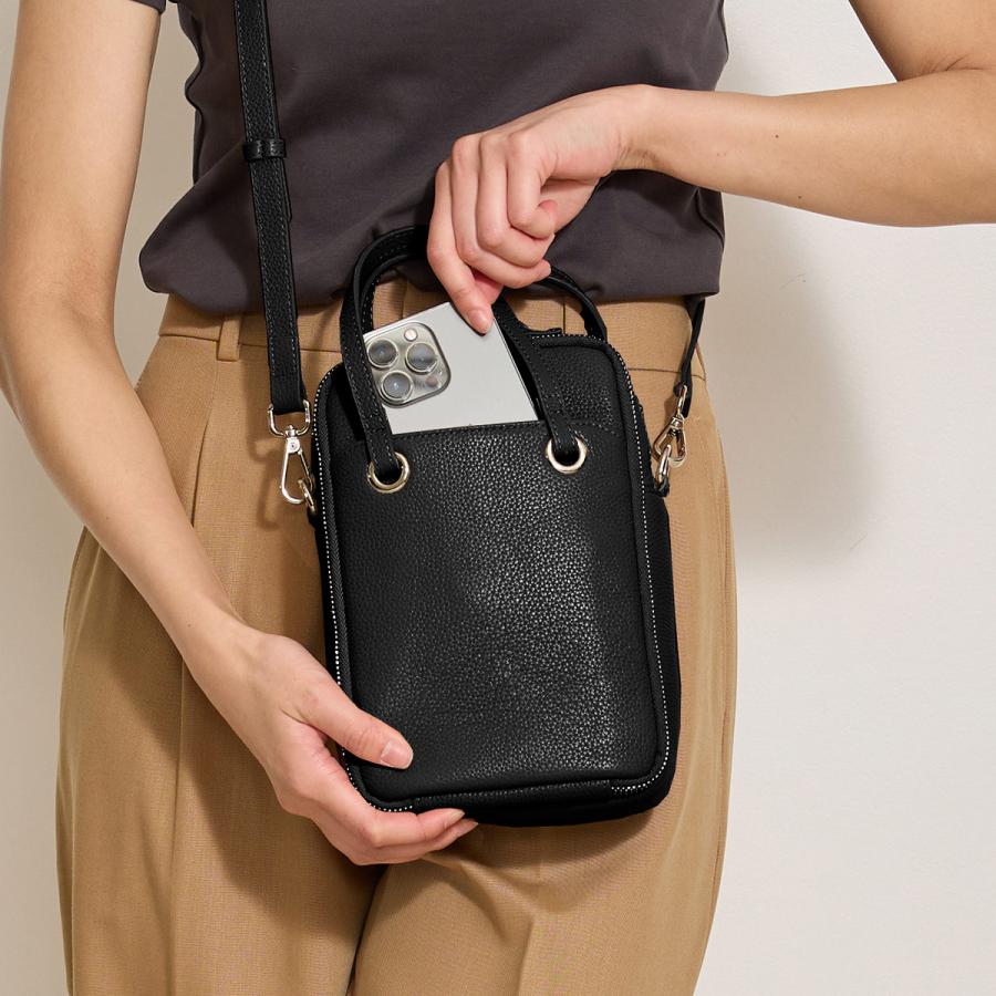 スマホショルダー スマホポーチ 本革 レザー スマホ ポシェット 