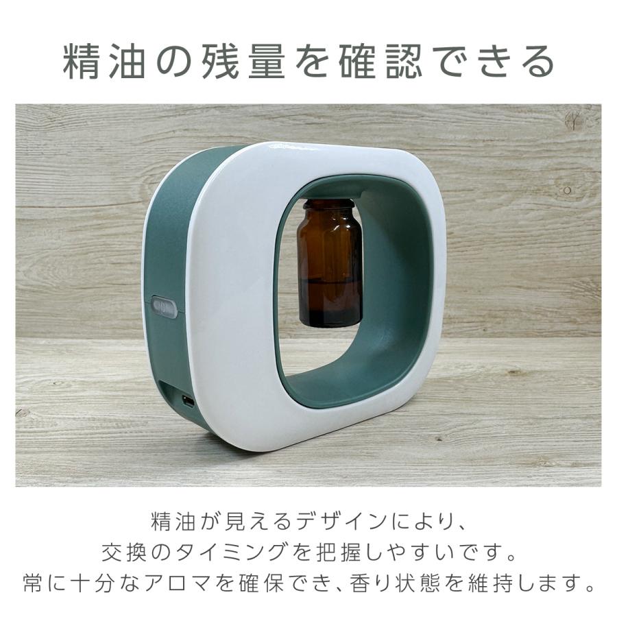 アロマディフューザー 水なし 車 コードレス おしゃれ usb