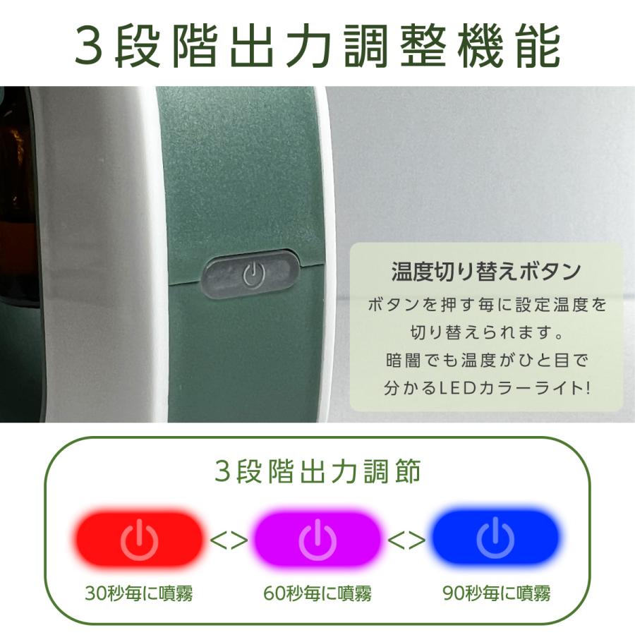アロマディフューザー 水なし 車 コードレス おしゃれ usb