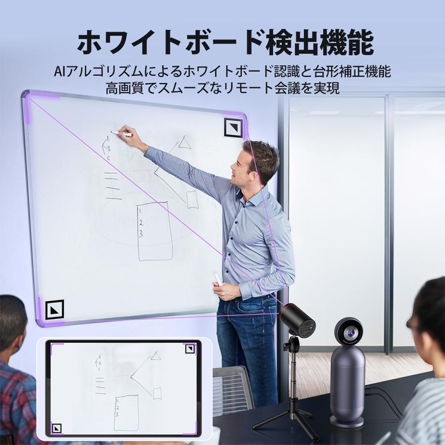 ウェブカメラ webカメラ ストリーミング HD 4K 1080P 360度AI自動
