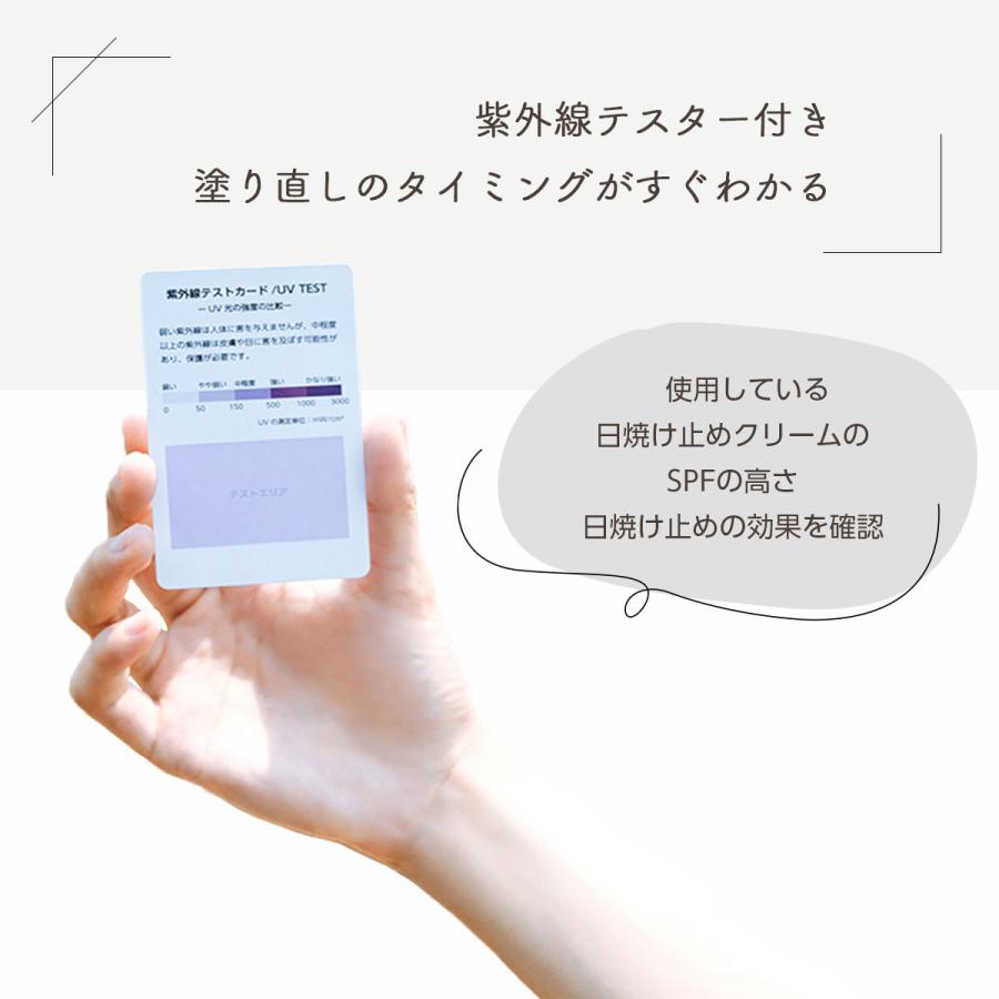 NexaLuxe公式 uvミラー LEDライト付き 日焼け止め UV検出 UVチェック