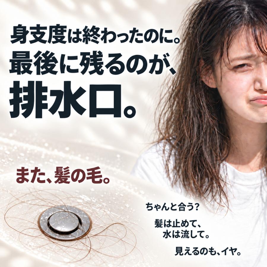 TOKAIZ（トカイズ） 日本ブランドTOKAIZ 洗面台 排水口 ゴミ受け ヘア