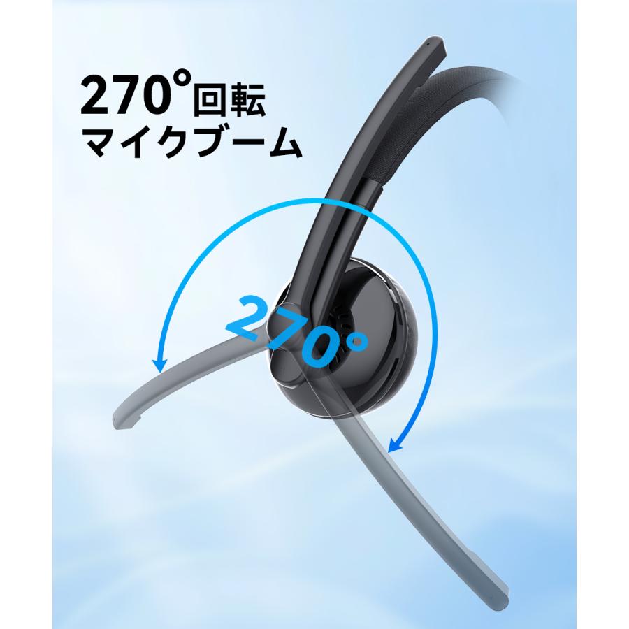 USBヘッドセット マイク付き 有線 通話 快適 幅広い交換性 ヘッド