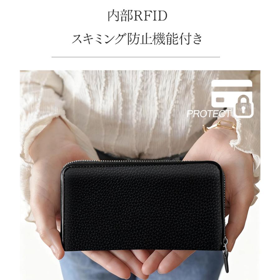 TOKAIZ 長財布 レディース 本革 大容量 スキミング防止 レシート 小銭