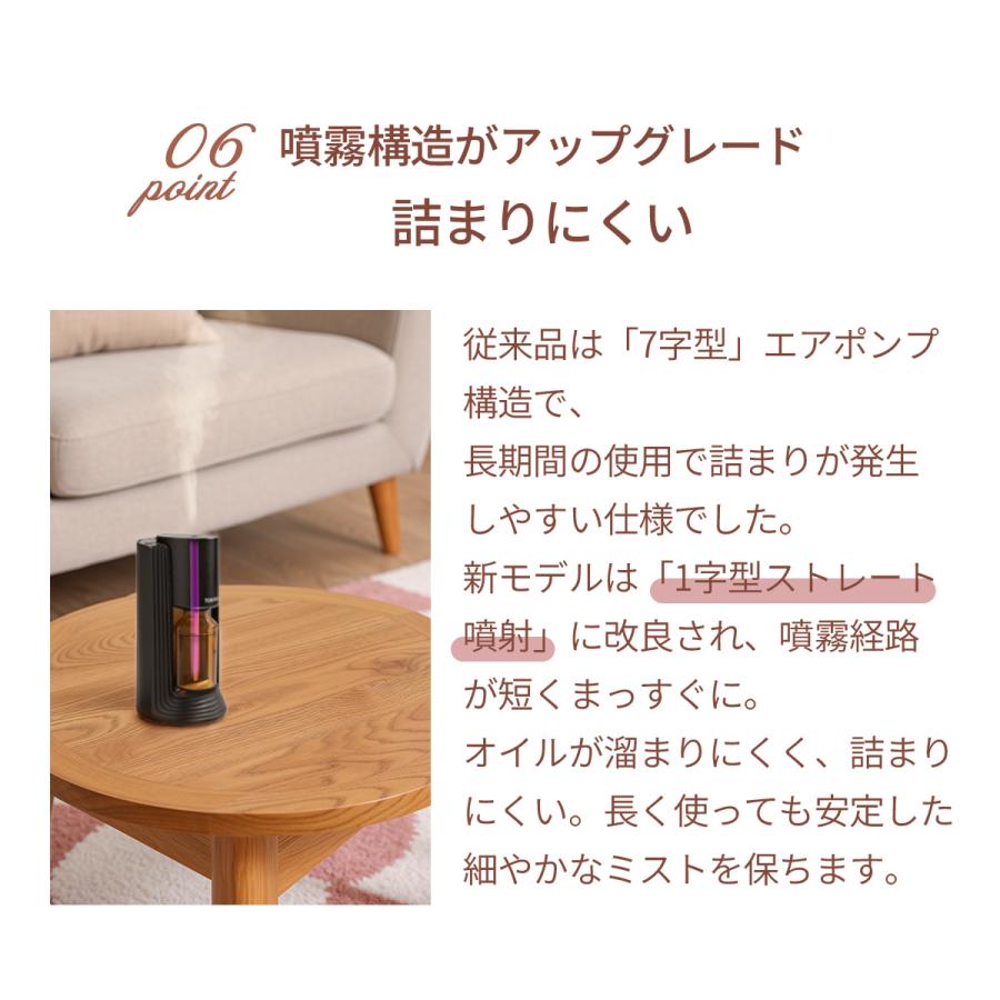 TOKAIZ（トカイズ） アロマディフューザー 水なし ネブライザー式