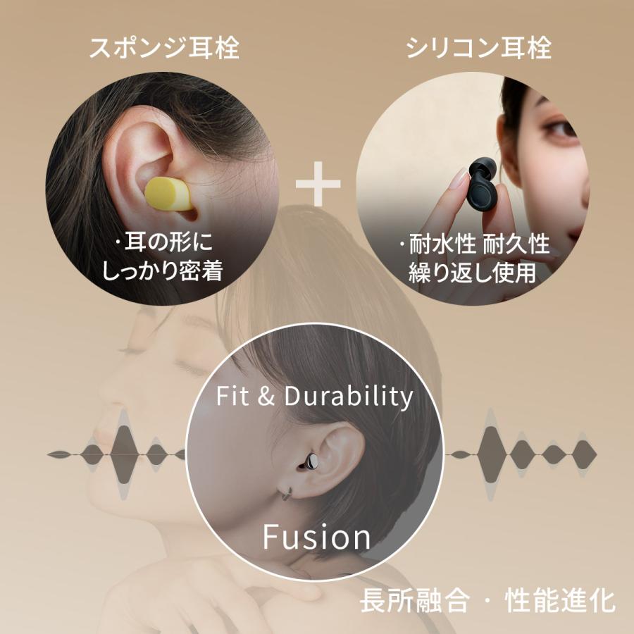 TOKAIZ（トカイズ） 耳栓 睡眠用 遮音 高性能 シリコン 痛くない