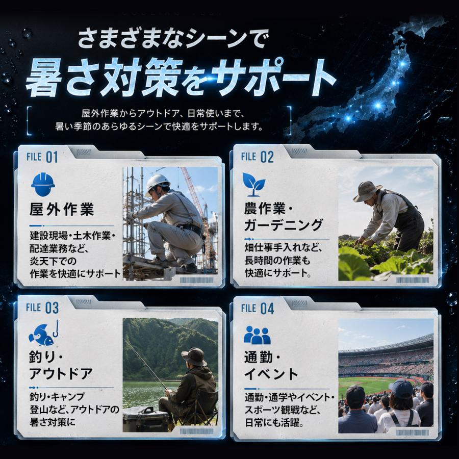 TOKAIZ（トカイズ） ファン付きベスト 空調ベスト 空調ウェア 3ファン