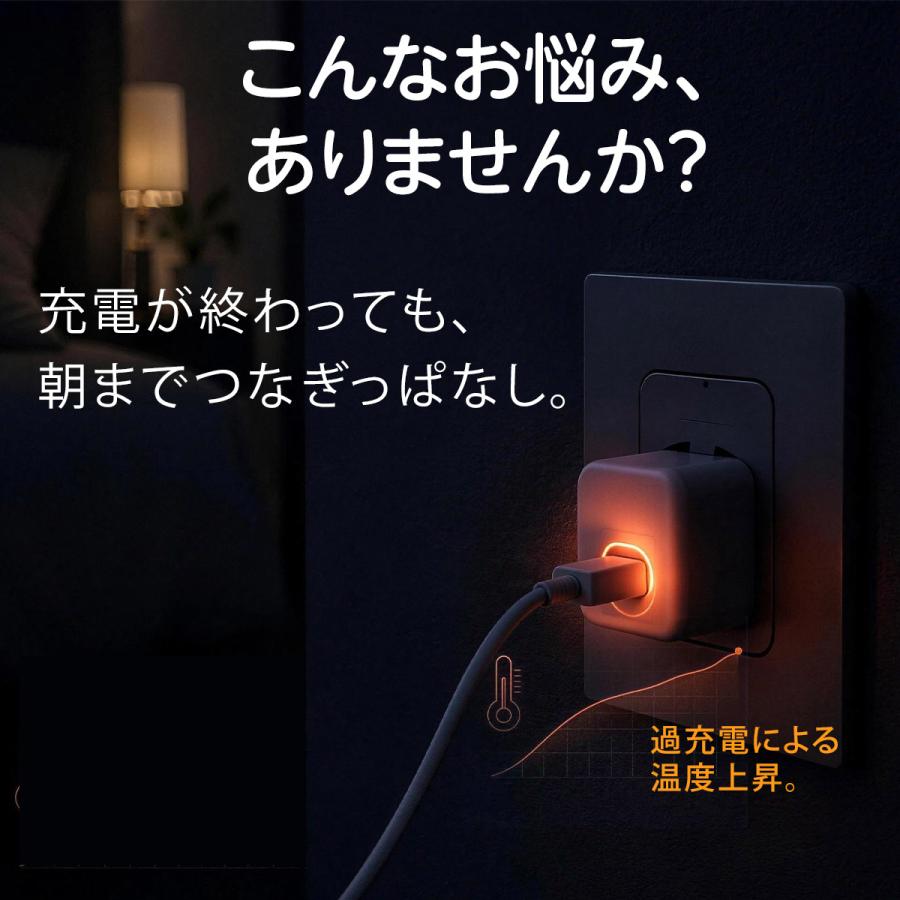 TOKAIZ（トカイズ） 日本ブランドTOKAIZ 充電自動停止アダプター USB-C