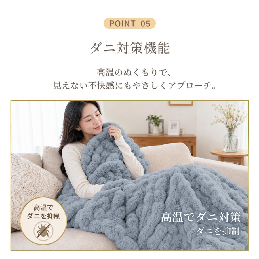 TOKAIZ（トカイズ） 電気毛布 電気ブランケット 電気ひざ掛け 日本