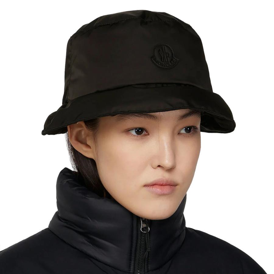 MONCLER モンクレール バケット ハット 黒 ブラック S MONCLER 送料