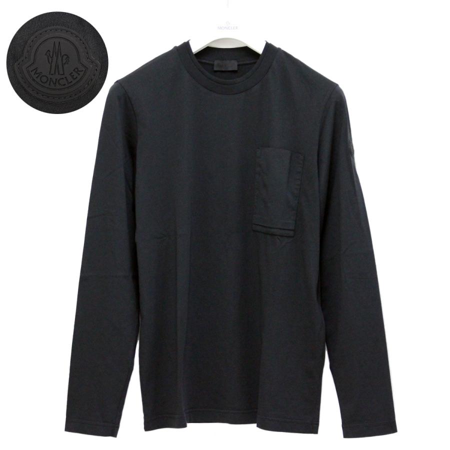 MONCLER 送料無料 50 モンクレール 8D00002 89ADY ブラック Tシャツ 
