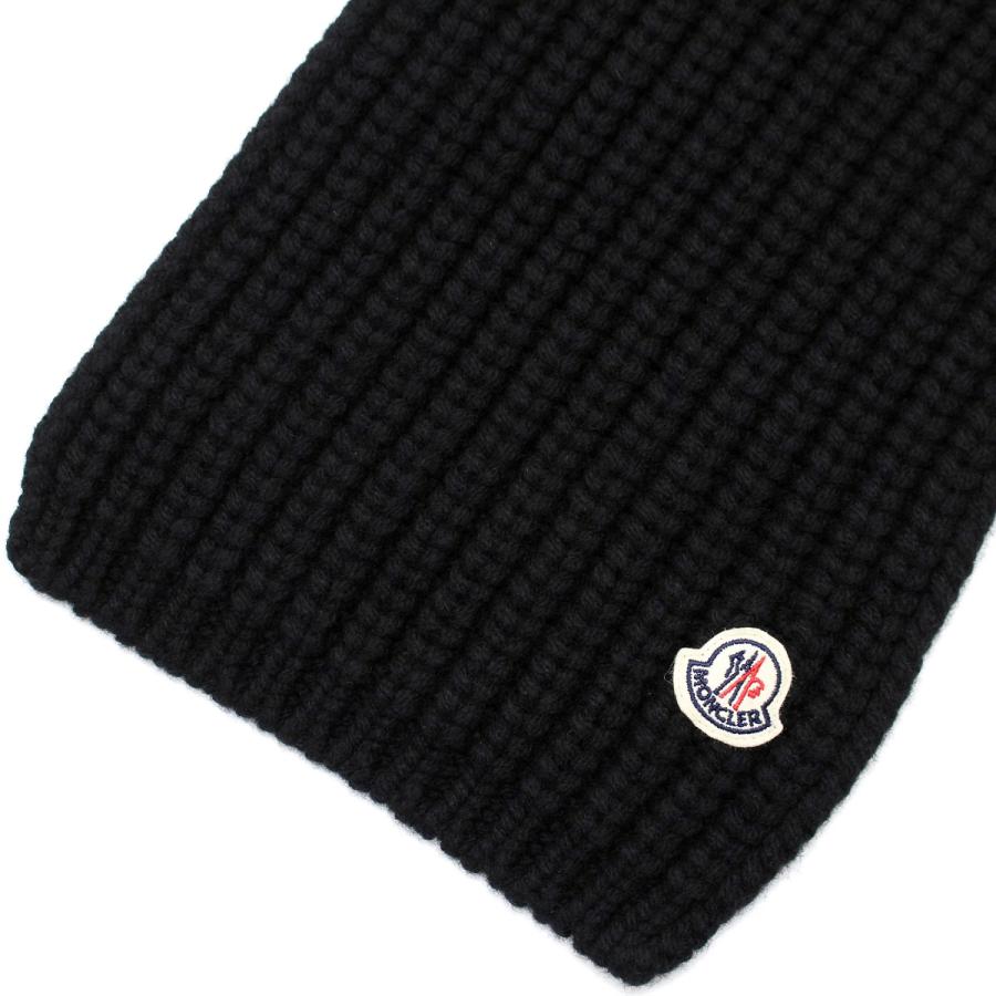送料無料 164 MONCLER モンクレール 3C00030 M4281 ブラック マフラー ストール カシミヤ混合 MONCLER（モンクレール） 送料無料 164 MONCLER 3C00030 M4281