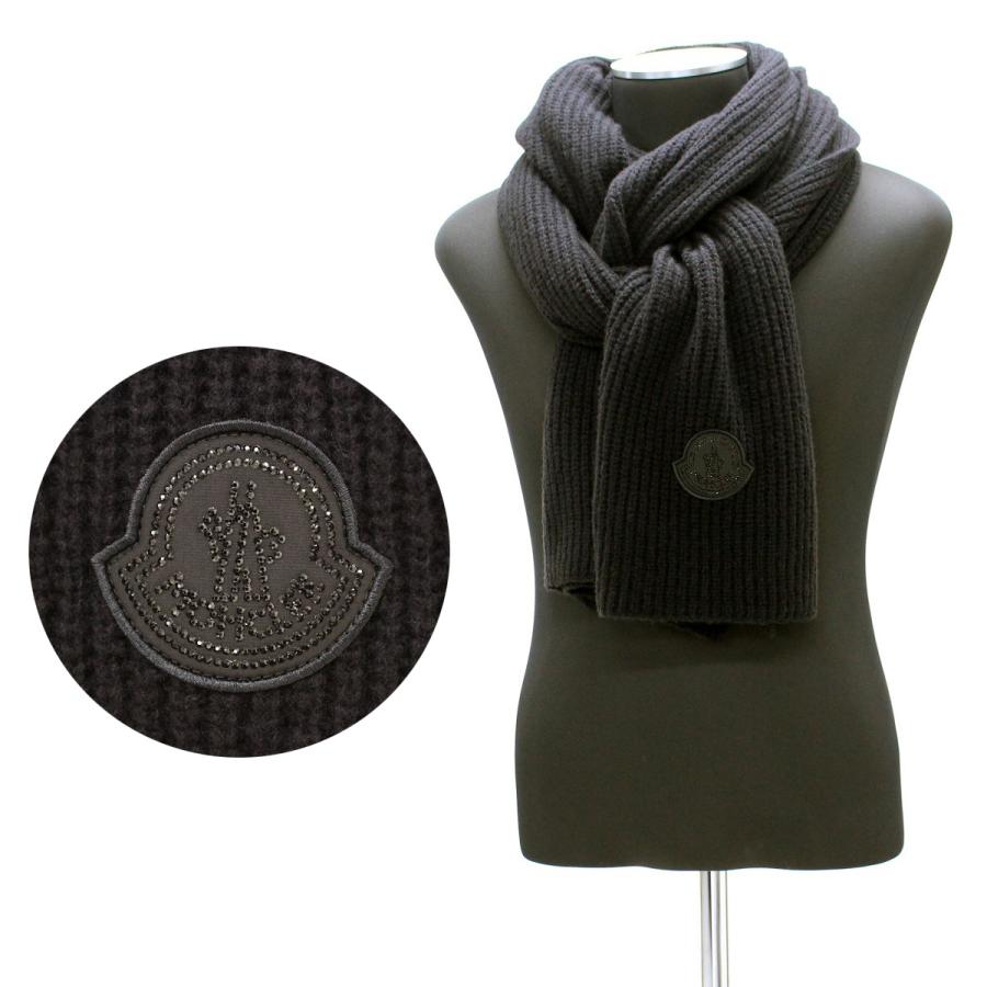 送料無料 167 MONCLER モンクレール 3C00009 M2739 ブラック マフラー SCIARPA MONCLER（モンクレール） 送料無料 167 MONCLER 3C00009 M2739