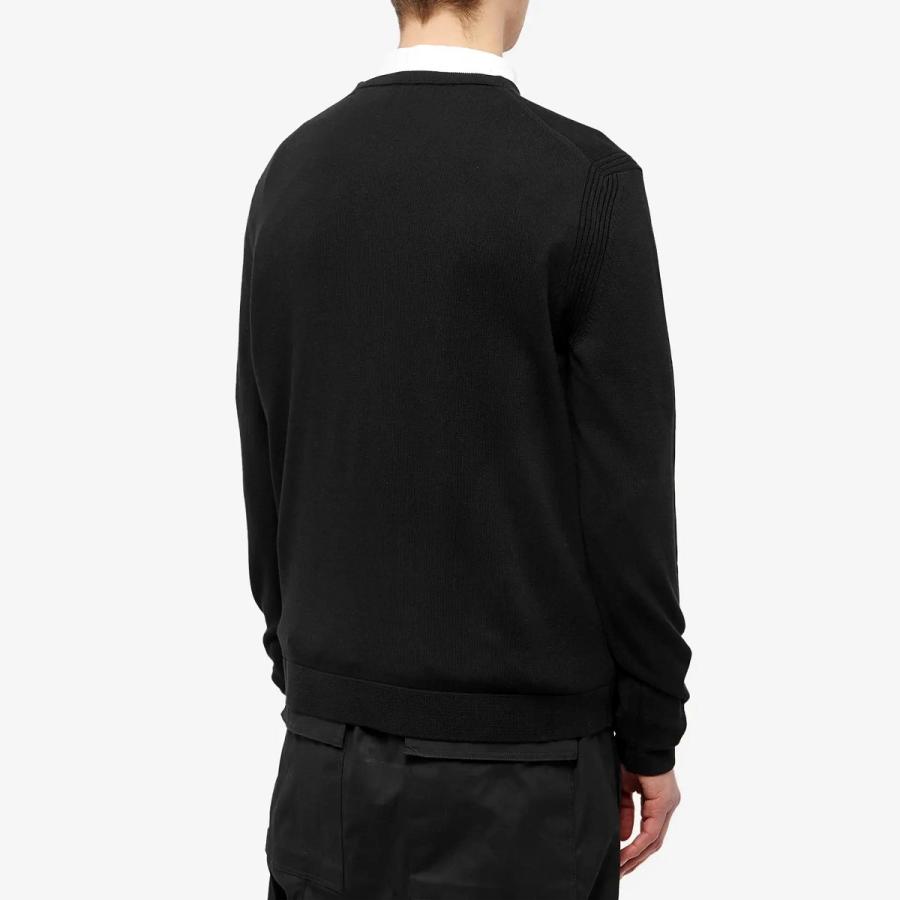 送料無料 39 MONCLER モンクレール 9C00017 M1367 ブラック クルーネック ニット セーター size Mの画像