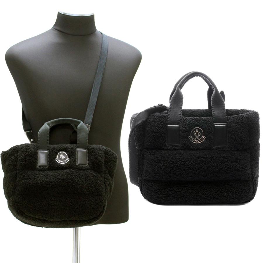 MONCLER ブラック トートバッグ ポーチ付き MONCLER（モンクレール） 送料無料 6 MONCLER 5L00016 M3189 MINI