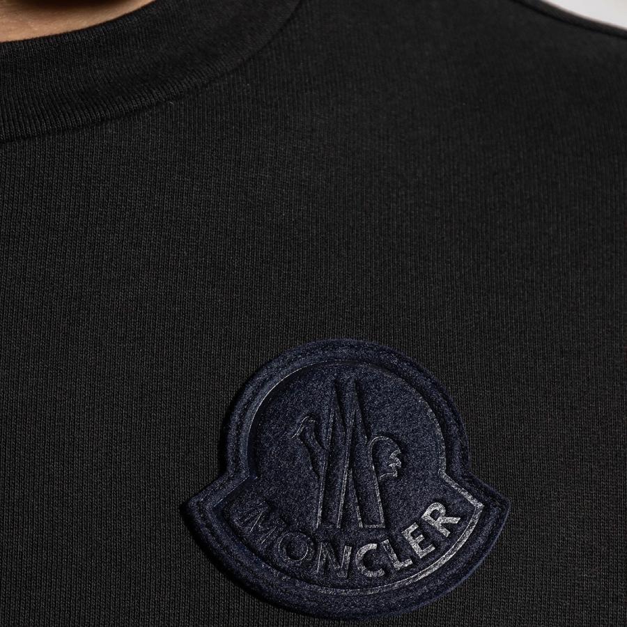 送料無料 59 MONCLER モンクレール 8G00067 809KX ブラック トレーナー スウェット size Mの画像