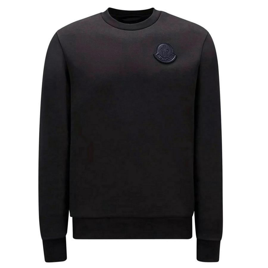 送料無料 59 MONCLER モンクレール 8G00067 809KX ブラック トレーナー スウェット size Mの画像