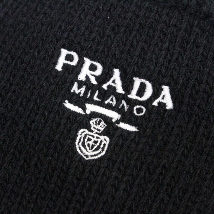 PRADA（プラダ） 送料無料 1 PRADA UMK66 NERO 手袋 グローブ カシミヤ