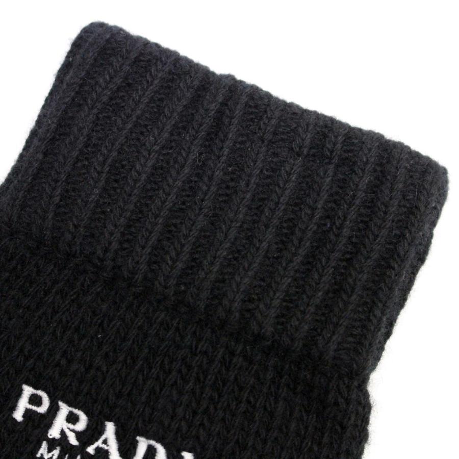 PRADA（プラダ） 送料無料 1 PRADA UMK66 NERO 手袋 グローブ カシミヤ