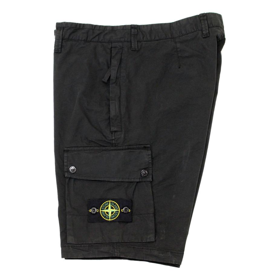 送料無料 3 STONE  ストーンアイランド L1S15 L100019 S0A10 V0029 ブラック カーゴパンツ ショートパンツ size 34 STONE ISLAND（ストーン アイランド） 送料無料 3 STONE ISLAND L1S15