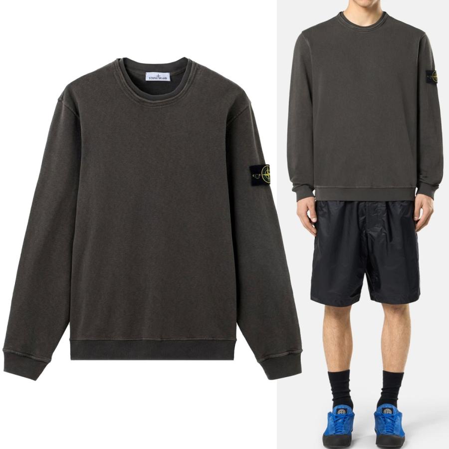送料無料 79 STONE  ストーンアイランド L1S15 6100034 S0060 V0165 チャコールグレー トレーナー スウェット size L STONE ISLAND（ストーン アイランド） 送料無料 79 STONE ISLAND L1S15