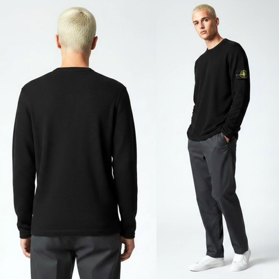 送料無料 81 STONE ISLAND ストーンアイランド L1S15 6100011 S0297 V0029 ブラック トレーナー スウェットの画像