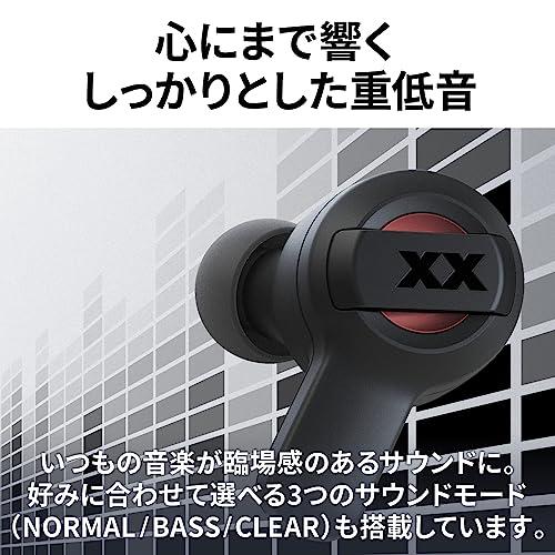 JVCケンウッド JVC HA-XC62T-R ワイヤレスイヤホン Bluetooth 重低音 XXシリーズ マイク付き 本体質量4.4g（片耳）最｜ysnex｜03