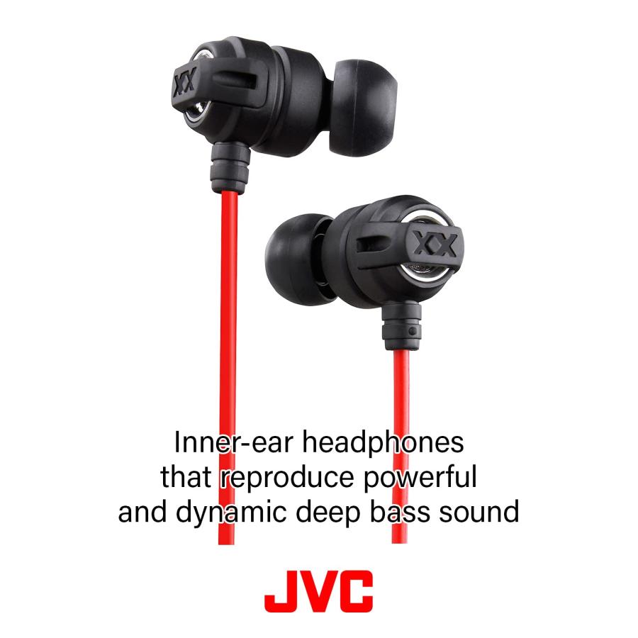 JVCケンウッド JVC HA-FX1X イヤホン 有線 ブラック カナル型 XXシリーズ パワフル 重低音 専用ハードケース付 カーボン振動版 ク｜ysnex｜02