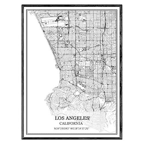 ロサンゼルスカリフォルニアアメリカ地図ウォールアートキャンバス印刷ポスター Selectionのロサンゼルスカリフォルニアアメリカ地図ウォールアートキャンバス印刷ポスター アートワークフレームなし地図お土産贈り物室内装飾 Yu 1eaea76a343b5 地図 ガイド全般 Ys Ys