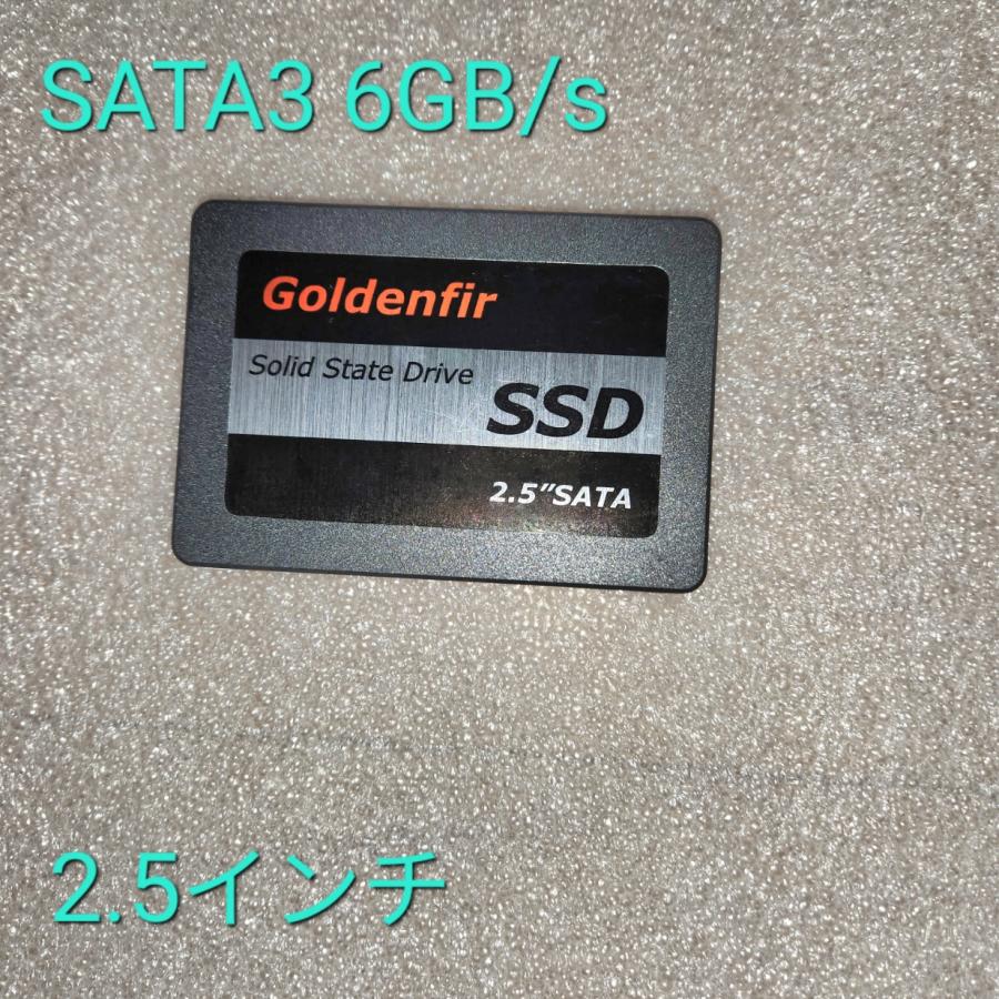 Goldenfir 2.5インチSSD ブラック SATA3対応 128GB 内蔵ストレージ