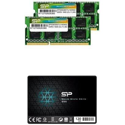 【まとめ買い】 + 8GB×2枚 Mac対応 SO-DIMM DDR3 ノートPC用メモリ シリコンパワー SSD SATA3(8GB×2) TLC採用 120GB その他メモリーカード 【まとめ買い】 + 8GB×2枚 Mac対応 SO-DIMM DDR3 ノートPC用メモリ シリコンパワー SSD SATA3(8GB×2) TLC採用 120GB その他メモリーカード