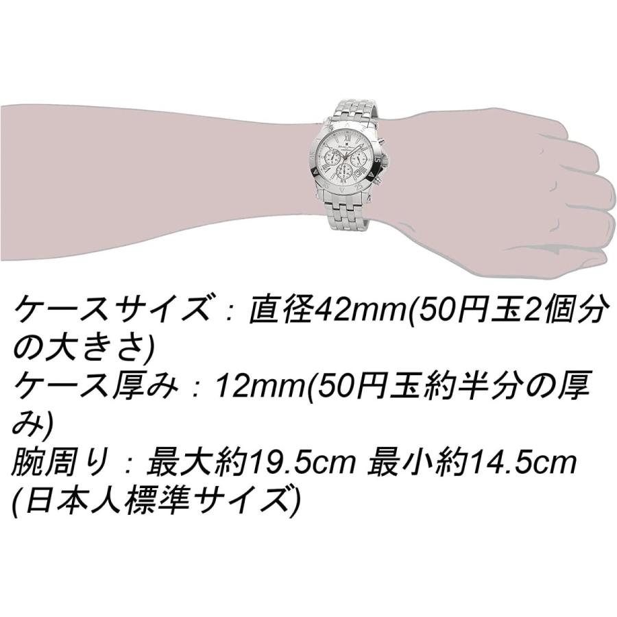 全ての おしゃれ メンズ うで時計 腕時計 Marra サルバトーレマーラ Salvatore 男性用 ホワイト ビジネス クロノグラフ アナログ その他 Alice Com Ve