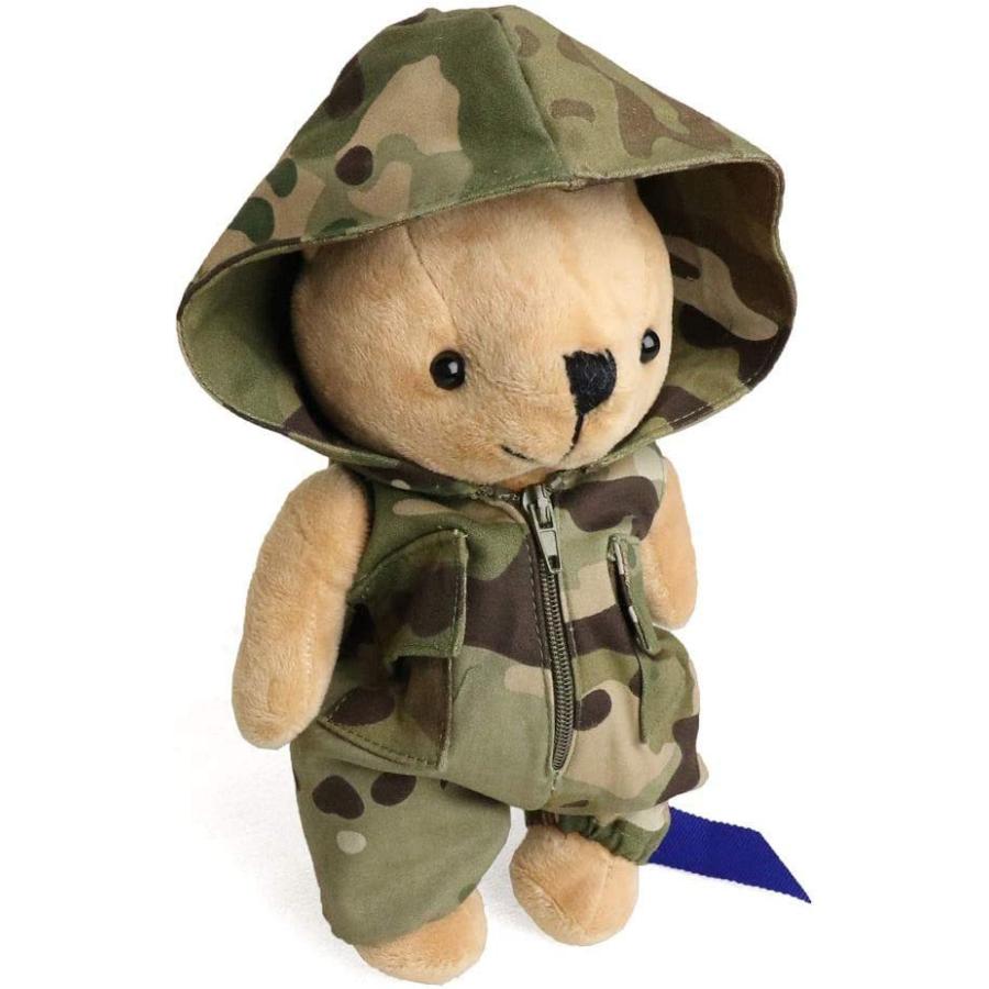 Web限定カラー ミリくま ぬいぐるみ 迷彩 マルチカム 男の子ver 21cm 着せ替え クマ 人形 サバゲベア ミリタリーベア 迷彩クマ ぬいぐるみ Alice Com Ve
