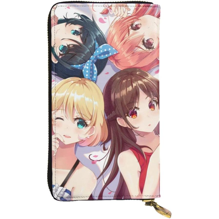 超可爱の 彼女 お借りします キャラクター柄 アニメ柄 オシャレ 桜沢墨 ブランド品用マ 丁寧縫製 職人手作り メンズ 長財布 男性 メンズ 財布 七海麻美 その他財布