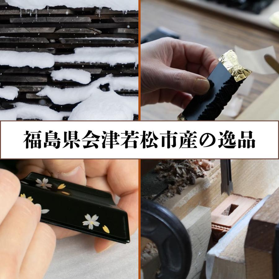 位牌 会津製 葵角切 4.0 文字彫書代付 位牌 彫刻 書き 戒名 一霊位付 4寸 4号 角切葵 塗位牌 　_2