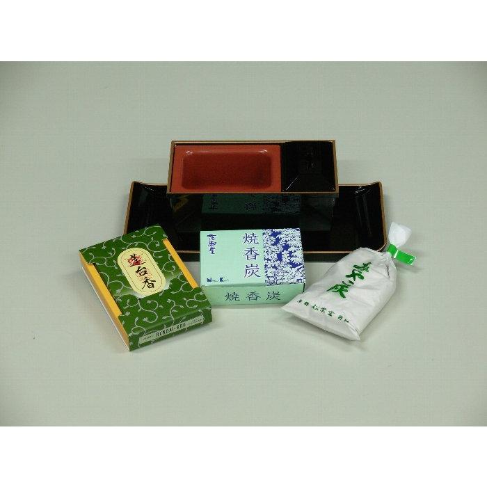 サンメニー やすらぎ焼香盆セット 5.0 焼香箱 焼香盆 蓮台香 花御堂