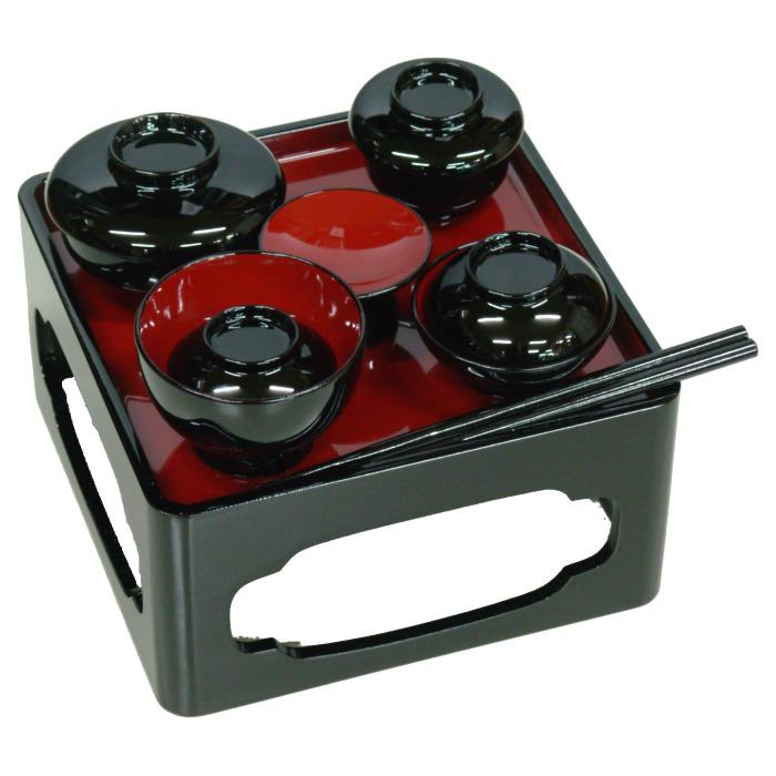 木製 朱膳 4台セット 木製 朱膳 4台セット 木製 朱膳 4台セット 木製 朱膳 4