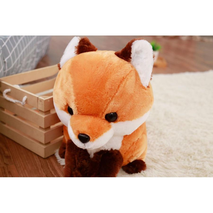sd0011 キツネぬいぐるみ漫画ぬいぐるみキツネ人形の置物ぬい 2color