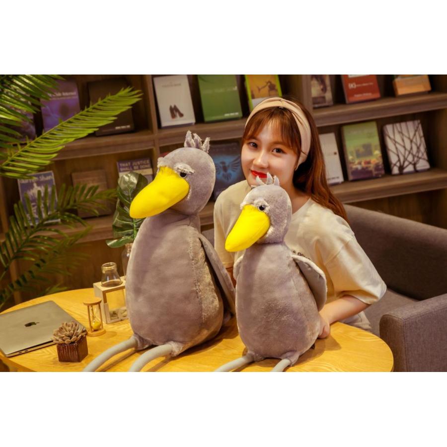 sd0022 びろーんと ハシビロコウ なが BIG ぬいぐるみ 全長80cm/100cm