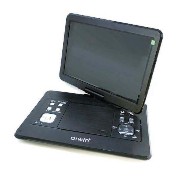 [新品]大画面ポータブルDVDプレーヤー14.1インチ ポータブルDVDプレーヤー 14インチ 防水レベルIPX7 DVD/CD再生