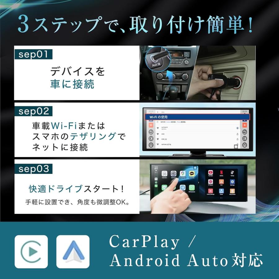 慶洋エンジニアリング OTTOCAST N95 車載ディスプレイオーディオ 11.4