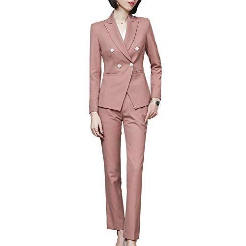 独創的 レディース 2ピース ブレザー スーツ フォーマル オフィス レディ ワークスーツ ビジネス パンツスーツ レディース ブレザー ジャケット パンツ 輝く高品質な Emcc Ps
