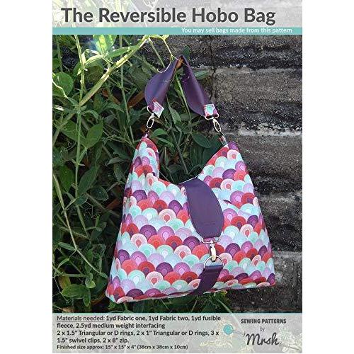 The Reversible Hobo Ladies Modern Sewing Pattern Bag by MrsH | Sewing Patte｜ysysstore