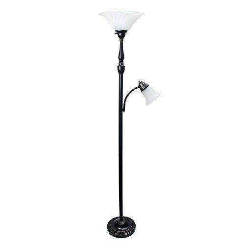 Elegant Designs LF2003-RBZ 2 Light Mother/Daughter Floor Lamp, 3.9, Restora｜ysysstore