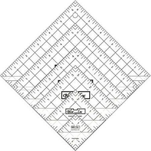 品質満点 Square Half Loc Bloc Triangle 1並行輸入品　送料無料 Set Ruler その他画材、アート用品