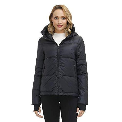 Royal Matrix Women's Lightweight Warm Winter Puffer Down Jacket Quilted Coa