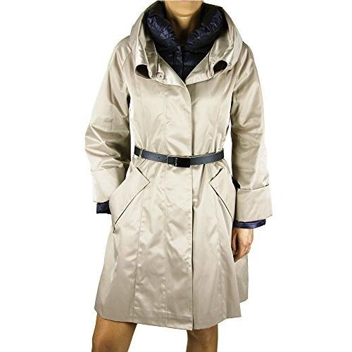 2021人気新作Silolona Women's Goose Down Trench Coat Coat, Sizes S,M (38 S)並行輸入品　送料無料